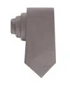 Calvin Klein Men's Silky Solid Tie In Brown