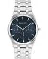 Calvin Klein Men's Silver Tone Stainless Steel Bracelet Watch, 39mm