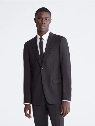 Calvin Klein Men's Skinny Fit Black Suit Jacket