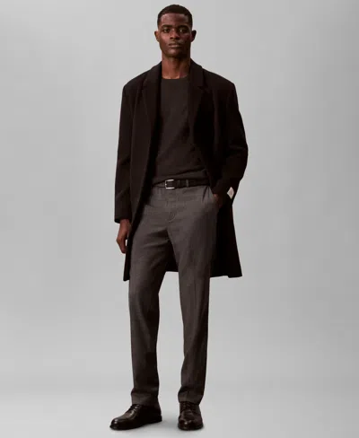 CALVIN KLEIN MEN'S SLIM-FIT CHECK TROUSER PANTS