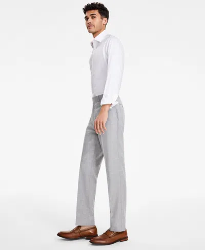 Calvin Klein Men's Slim-fit Dress Pants In Light Grey