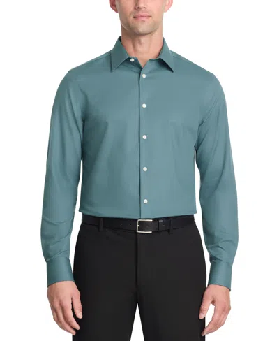 Calvin Klein Men's Slim Fit Dress Shirt In Blue