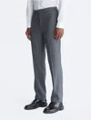 Calvin Klein Men's Slim Fit Heather Grey Suit Pants In Grey