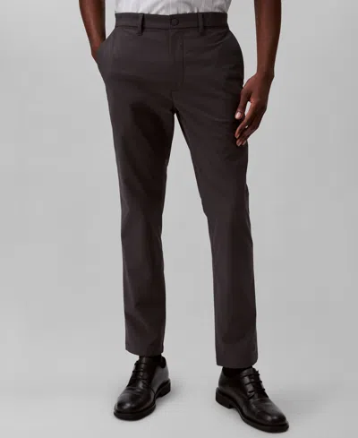 Calvin Klein Men's Slim-fit Stretch Wrinkle-resistant Tech Pants