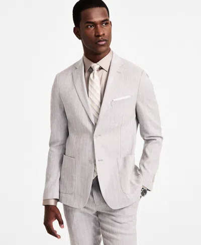 CALVIN KLEIN MEN'S SLIM-FIT LINEN SUIT JACKET