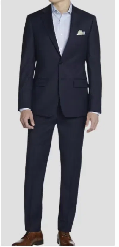 Calvin Klein Piqué Wool Single-breasted Blazer In Black