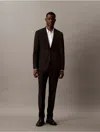 Calvin Klein Men's Slim Fit Suit Pants In Black