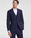 Calvin Klein Men's Slim-fit Wool-blend Stretch Suit Jackets In Navy