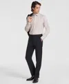 Calvin Klein Men's Slim-fit Wool-blend Stretch Suit Pants In Black