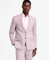 Calvin Klein Men's Slim Fit Wool Blend Suit Jacket In Pink