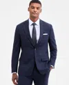 Calvin Klein Malbin Mens Wool Extra Slim Fit Two-button Blazer In Blue