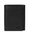Calvin Klein Men's Slim Magnetic Reversible Front Pocket Wallet In Black
