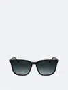 Calvin Klein Men's Slim Modified Rectangle Sunglasses In Black