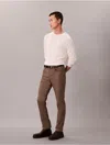 Calvin Klein Men's Slim Move 5-pocket Pant In Brown