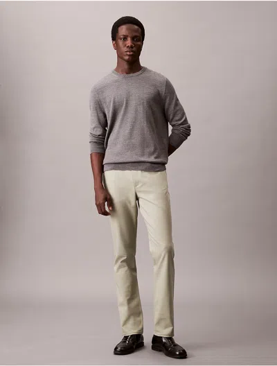 Calvin Klein Men's Slim Move 5-pocket Pant In Gray