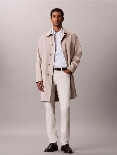 Calvin Klein Men's Slim Move 5-pocket Pant In White
