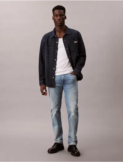 Calvin Klein Men's Slim Straight Fit Jeans In Multi