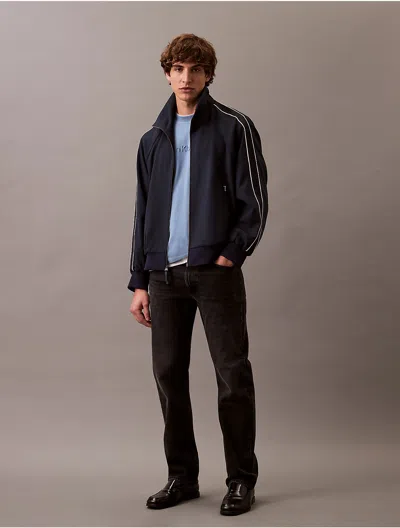Calvin Klein Men's Slim Straight Fit Jeans In Coal