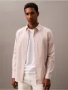 Calvin Klein Men's Slim Stretch Button-down Shirt In Amphora