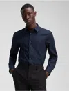 Calvin Klein Men's Slim Stretch Shirt In Sky Captain