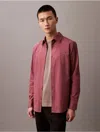 Calvin Klein Men's Slim Stretch Shirt In Wild Ginger
