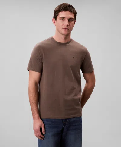 Calvin Klein Men's Smooth Cotton Solid Crewneck T-shirt