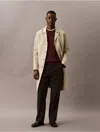 Calvin Klein Men's Smooth Cotton Sweater In Winetasating