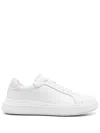 Calvin Klein Lace-up Sneakers In Bianco