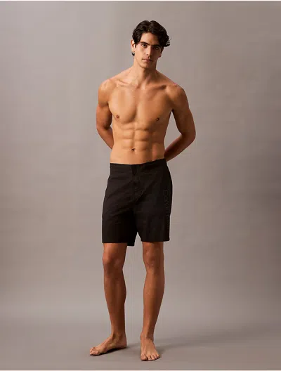 Calvin Klein Men's Solid 7" Board Shorts