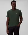 Calvin Klein Men's Solid Crewneck T-shirt In Brown