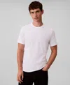 Calvin Klein Men's Solid Crewneck T-shirt In White