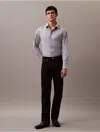 Calvin Klein Men's Solid Oxford Classic Button-down Shirt In Ink