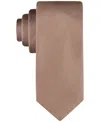 Calvin Klein Men's Sienna Solid Tie In Taupe