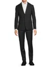 Calvin Klein Men's Solid Two-button Slim-fit Suit