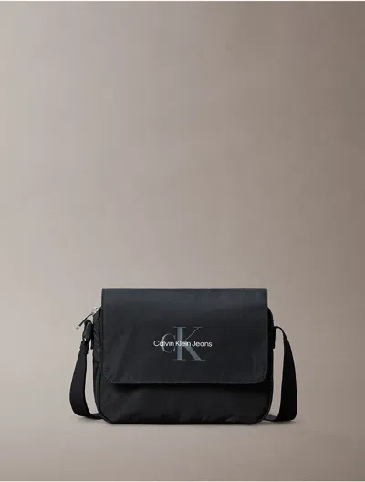 Calvin Klein Men's Sport Essentials Flap Crossbody Bag In Black