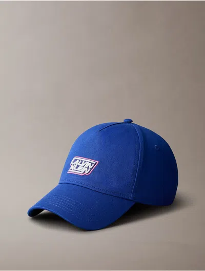 Calvin Klein Men's Sport Logo Graphic Baseball Cap In Blue