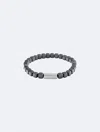 Calvin Klein Men's Square Bead Bracelet