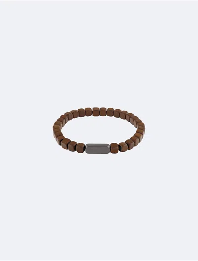 Calvin Klein Men's Square Bead Bracelet
