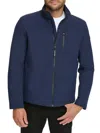 Calvin Klein Men's Regular Fit Stand Collar Jacket In New Navy