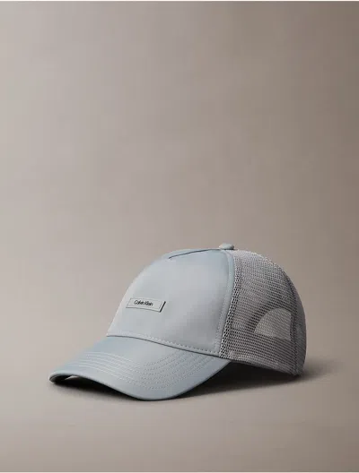 Calvin Klein Men's Standard Logo Baseball Cap In Gray