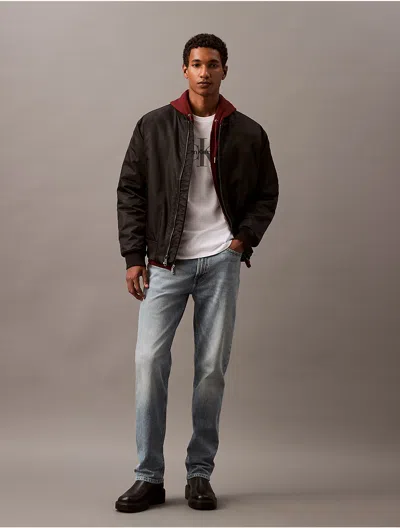 Calvin Klein Men's Standard Straight Fit Jeans In Limelight