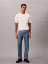 Calvin Klein Men's Standard Straight Stretch 5-pocket Pants In Blue