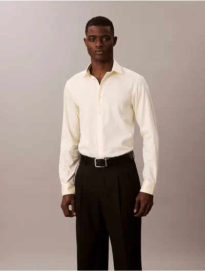 Calvin Klein Men's Steel Solid Slim Fit Button-down Shirt