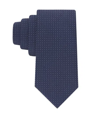 Calvin Klein Men's Stella Micro Pattern Tie In Blue