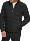 Calvin Klein Men's Stretch Puffer Jacket In Ebony