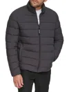 Calvin Klein Men's Stretch Puffer Jacket In Iron