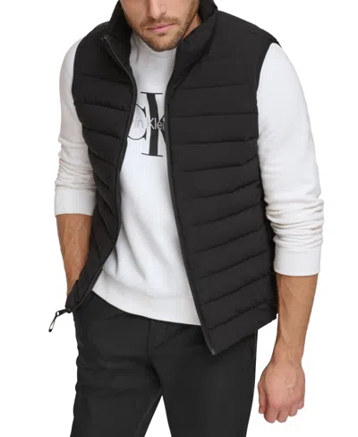 CALVIN KLEIN MEN'S STRETCH PUFFER VEST