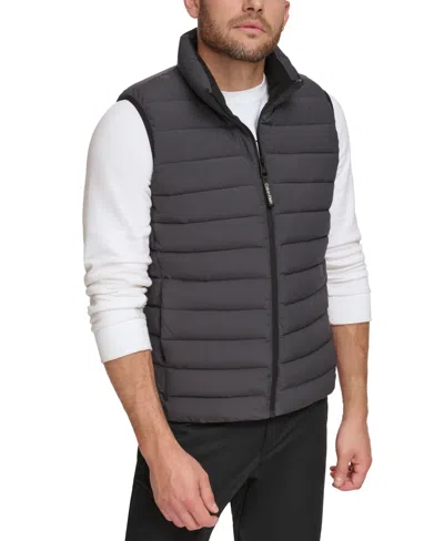 CALVIN KLEIN MEN'S STRETCH PUFFER VEST