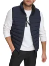 Calvin Klein Men's Stretch Puffer Vest In Navy
