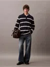 Calvin Klein Men's Striped Polo Sweater